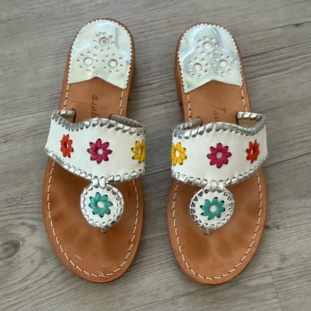 Jack Rogers Colorful Floral Women's Sandals